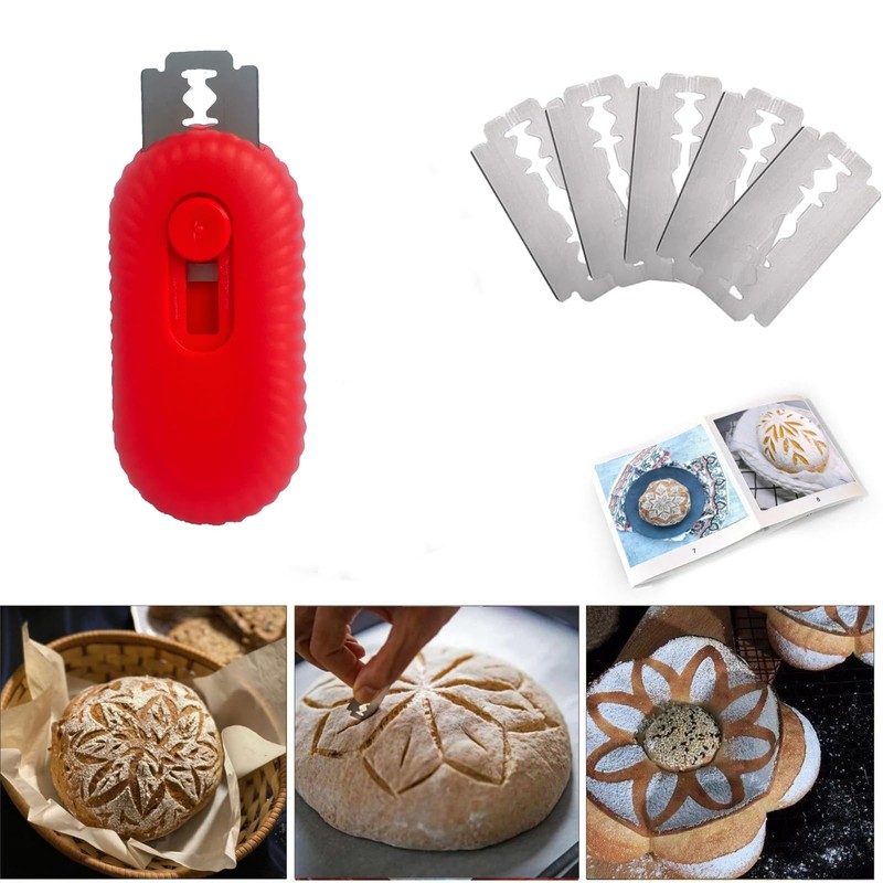 qifuwanjingfeng Bread Lame Dough Scoring Tool,Retractable Sourdough Scoring Tool with