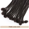 IIFLYDSFA 6 Inch 10 Strands loc Extensions Human Hair for