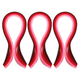 PATIKIL 390 x 7 mm Quilling Paper Strips Paper Quilling, 300 Pieces Origami Froebel Star Paper Strips Set for Art, DIY, Handmade, Christmas, Gradient Red