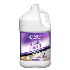 Hygea Natural Magic Finish Enzyme-Based no rinse Industrial Floor Cleaner eats away grease buildup in tile and grout- Biodegradable formula(Gallon Concentrate)