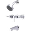 Central Brass 8968-M1 Brass Single Function Standard Showerhead Three Handle
