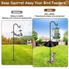 Squirrel Baffle for Bird Feeder Pole,Outdoor Pole Mount Squirrel Proof