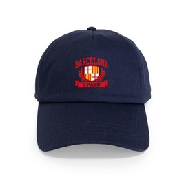 CafePress Barcelona Cap Unique Adjustable Baseball Hat Navy