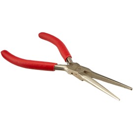 Rayher Flat Nose Pliers for Jewellery, Flat Nose Pliers, 15 cm, Non-Slip Handles, Quality Tool CRV Steel, 8934400