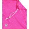 Snowflake Designs Sparkle Gymnastics Grip Bag - Hot Pink