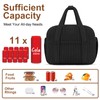 KUBYA Corduroy Lunch Box Lunch Bag for Women Men, Cute