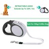 Dual Retractable Dog Leash for 2 Large Dogs (Up to