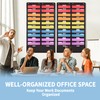 Annecy 20-Slot Wall Hanging File Organizer, Black Storage Pocket Chart