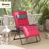 Outsunny Zero Gravity Chair, Folding Reclining Lounge Chair with Padded