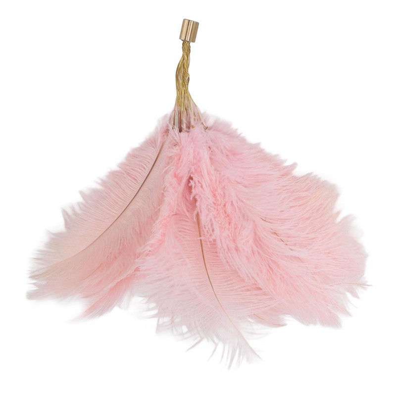 Decorative Table Lamp 30PCS Feathers USB Rechargeable Light Touch Control