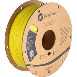 Polymaker PolyLite Luminous PLA Filament, Luminous Yellow 1.75mm 3D Printing PLA Filament 1kg, Dimensional Accuracy +/- 0.03mm, Compatible with Most 3D Printer