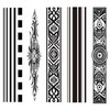 5 Blätter Temporäre Armband Tattoos Tribal Tattoos Maori Design Tattoos