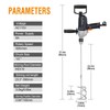 MAXXT Drill Mixer Set with Spade Handle 1/2 inch Electric