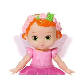 BABY born Storybook Fairy Rose 18 cm, Fairy Doll with Fluttering Wings, Colour Changing Tattoo, Fairy Light, Wand Backdrop and Picture Book, 833797 Zapf Creation