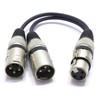 VITALCO XLR Splitter Audio Adapter XLR Female to 2x Male