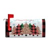 Kcldeci Merry Christmas Tree Magnetic Mailbox Cover Happy New Year