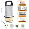 Urbanstrive Cheese Grater With Container Box Grater Stainless Steel Graters