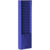Metal Wall Mounted Time Card Holder Rack, Model 167H, 12