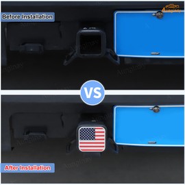 Aunginsy Trailer Hitch Cover Compatible with Ford Maverick 2022-2024 Pickup Truck Trailer Hitch Cover Tube Plug Insert Rubber Tow Receiver Hitch Tube Cover Plug Cap Protection Exterior Accessories