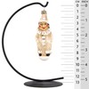 Small Clown Patinated Glass Ornament