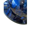 MSA Custom Hard Hat Blue Kandy CarbonFiberFla