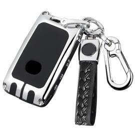 [PONMOKEN] Mazda Key Case, Compatible with Mazda 3, CX-30, CX-8, CX-5, CX5, MAZDA3, Etc., Metal Key Holder, Key Cover, BP Series, DM Series, Sedan, Fastback Roadster, Smart Key Case, Dual Protection,