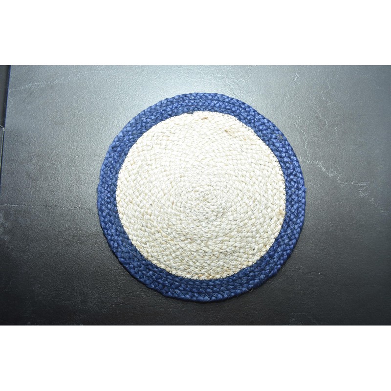 Ripaz Vogue - Round Placemats Natural Jute Fiber Handmade Rustic