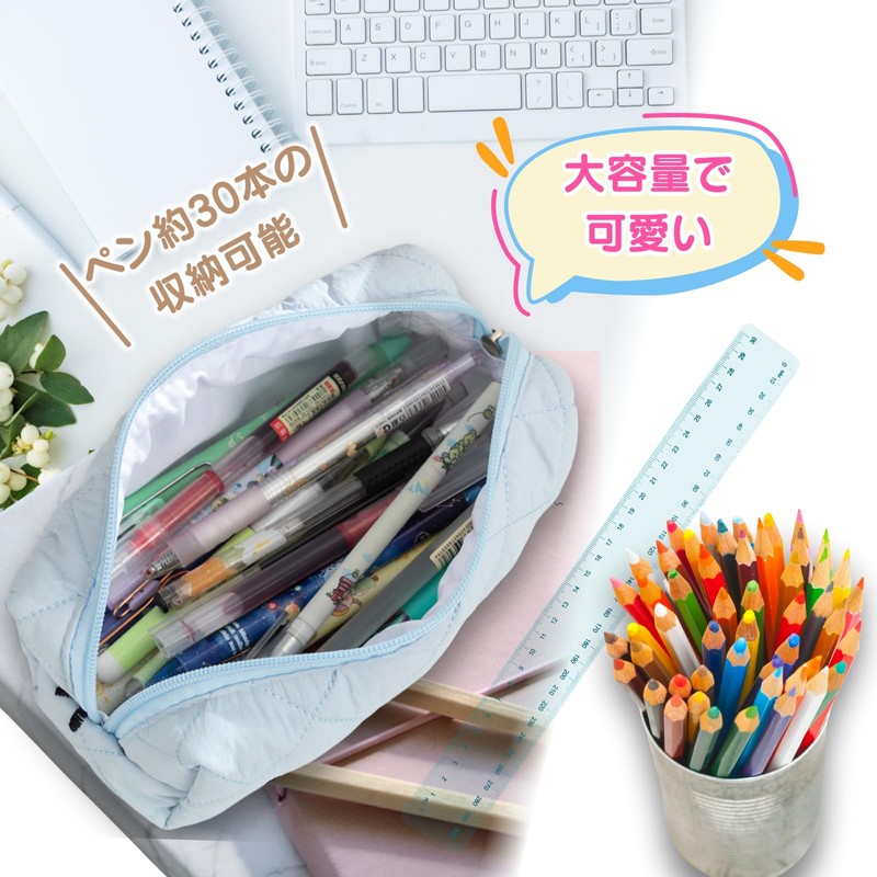ペンケース 韓国 筆箱 高校生 女子 リボン かわいい 可愛い おしゃれ ふでばこ