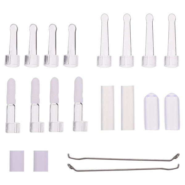 Healifty 3 Sets Ear Cleaner Tips Heads Ear Wax Removal Tool for Ear Cleaning Otoscope Replacement Accessories
