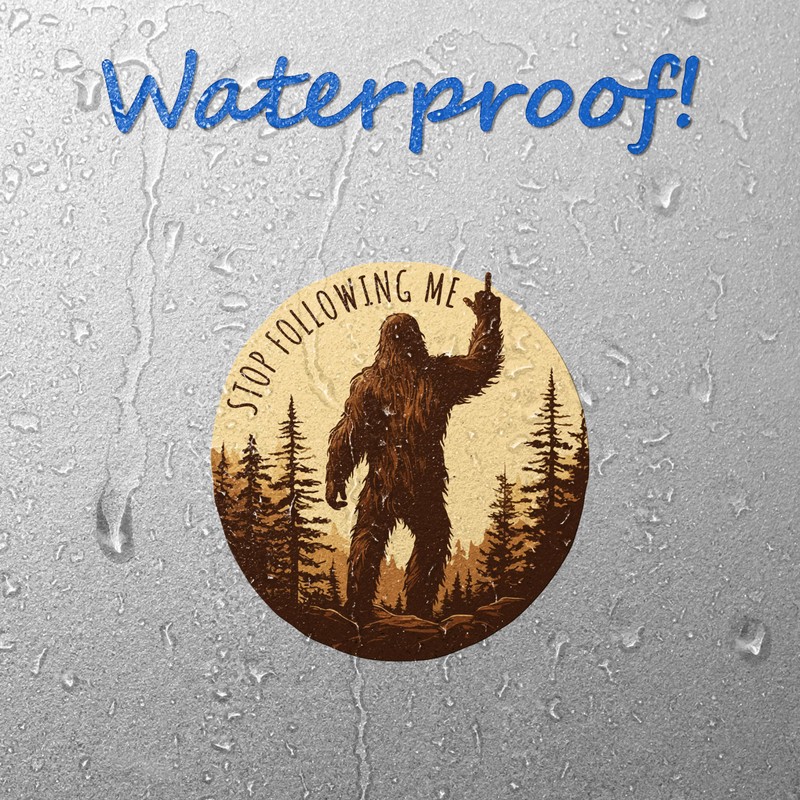 SQUATCH METALWORKS Vinyl Sticker - Sasquatch Decal - Bigfoot Bumper