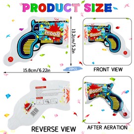 Party Confetti Kanone, 20 Stück Konfetti Pistolen Set Konfettikanone Konfettipistole Konfetti Kanone Party Popper Konfettipistolen Geeignet, für Karneval, Geburtstag, Hochzeit, Partys, Jubiläum