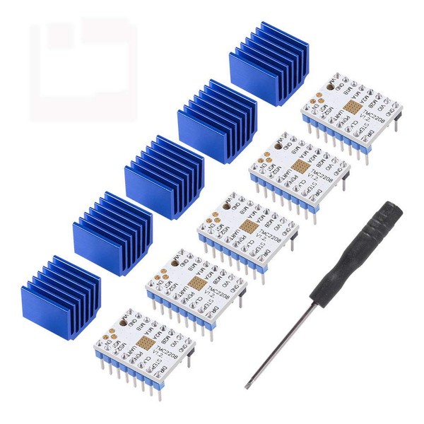 5Pcs TMC2208 3D Printer Stepper Motor Driver, DORHEA TMC2208 V1.2