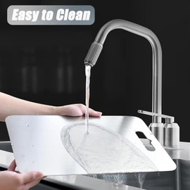 Premium Steel Cutting Board - Upgrade Cutting Boards For Kitchen, Double-sided food-grade Dishwasher Safe steel Cutting Board For Cutting Meats, Fruits And Vegetables (Extra Large) 18 * 13inc