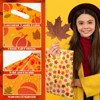 Gersoniel 100 Pcs Plastic Fall Gift Bags Bulk 15.7" x