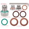 Dsnaduo M14.1-1.5 x 15mm Oversize Piggyback Oil Drain Plug, Stainless