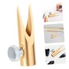 Baluue 5pcs Eyebrow Pencil Sharpener Dual-Sided Manual Metal Sharpener for
