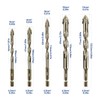 Four-Flute Sawtooth Eccentric Drill Bit, Four Edged Serrated Drill Bit