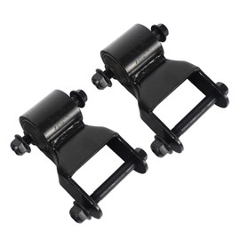 IBESTWOLF 2PCS Rear Leaf Spring Shackle Kit 722-033 for 1996-2020 Chevy Express GMC Savana 3500 for 2009-2019 Express Savana 4500