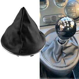 Gear Shift Knob Boot Case for Fiat 500 2012 2013-2018