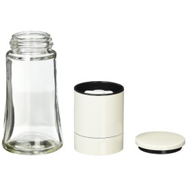 Pearl Metal Delicious Taste Ceramic Pepper & Salt Mill, White C-894
