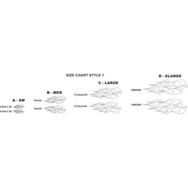 Wild Dingos LLC - ST1 Winglets - Flame Decal Kit Multi-Color Golf Cart UTV RC ATV Mower Motorcycle Tank (C - Large, DG24-061 Green)