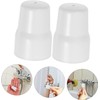 Radiator Valve Caps - 2 Pack Universal Push Fit White