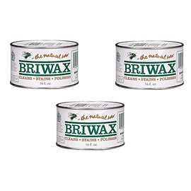 Briwax Clear Furniture Wax Polish (Three Pack)
