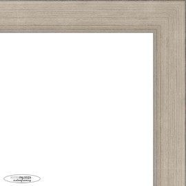 24x26 Contemporary Silver Shadow Box Frame - Interior Size 24x26 by 1 Inch Deep - Frame is Made to Display Items Up to 1 Inch Deep! Includes Shatter Resistant Acrylic, Backing, Hardware
