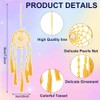 INFUNLY 12 Sets Small Dream Catcher Kit Boho DIY Mini