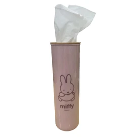 Marimocraft DBM-1411 Miffy Slim Tissue Bottle, Pink, Φ3.0 x H9.4 inches (7.6 x 23.8 cm)