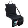Folding Stadium Seat Camping Back Support Cushion Seat with Storage