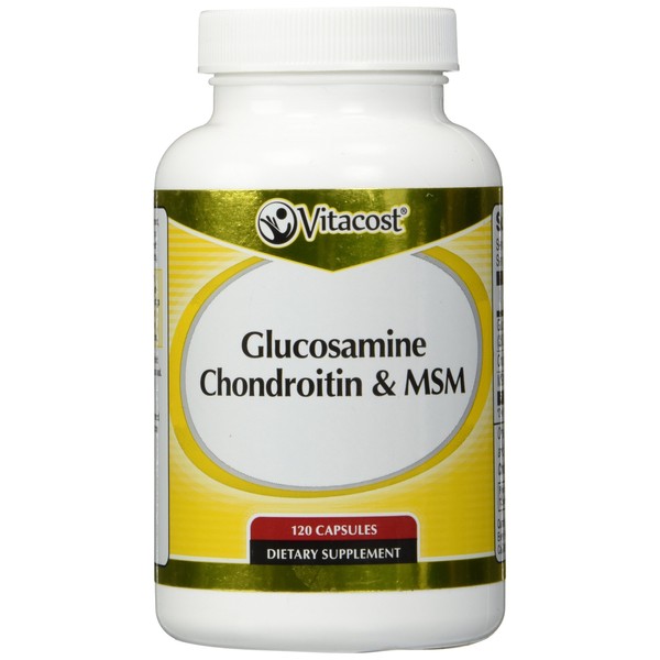 Vitacost Glucosamine Chondroitin & MSM -- 120 Capsules