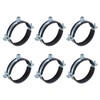 uxcell 6 Pcs Split Ring Pipe Hanger, 90mm/3.5inch Adjustable Pipe