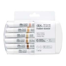 Winsor & Newton Pigment Marker - Skin Tones (Pack of 6)